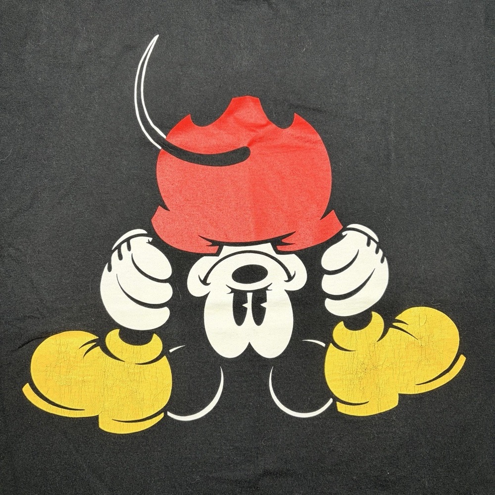 Vintage 80s Faded Single Stitch Disney Mickey Mouse T Shirt One Size 23 x 30 - Picture 1 of 10